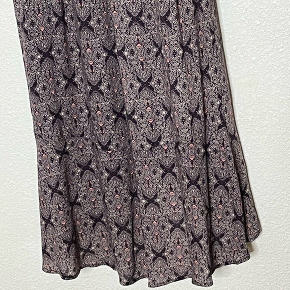 Le Lis Rayon Button Down Front Skirt Sz Small - Picture 6 of 8